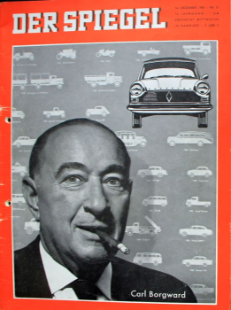 "Der Spiegel" Societymagazine Specialissue Carl Borgward 1960 (10058)